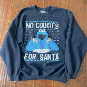 Cookie Monster Christmas Sweatshirt